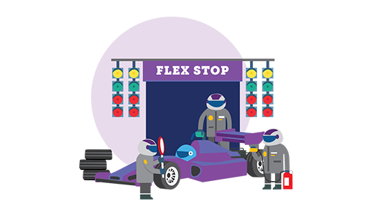 Flex stop